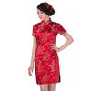 Vestido Estampa Dragão Vermelho