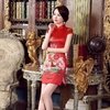 Vestido Oriental Cetim de Seda Estampa 02