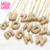 Colar Folheado Letra Strass