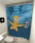 Cortina de baño Bart Simpson / Nirvana