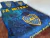 Set Boca Juniors Acolchado full color + sabana + fundas de almohada 2 y 1/2 plaza