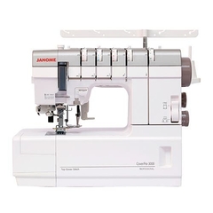 Collareta JANOME COVER PRO 3000P 5 hilos con enhebrador de agujas y bordador - comprar online