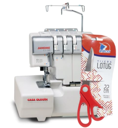 Janome 1210dx Overlock 4h. Reforzada Gtía 3años - CASA OLGUÍN