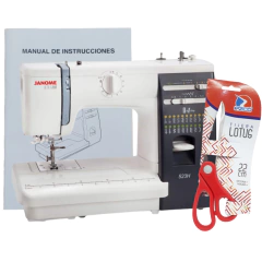 Janome 523h + Tijera Regalo Semi Ind Gtía 3 Añ - comprar online