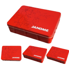 Lata Costurero Original JANOME ROJO ¡Super práctico!!! - comprar online