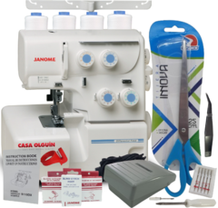 Janome 8110 Dx Overlock 3 y 4hilos + 3 Accesorios y Regalos / Casa Olguín