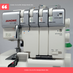 Janome 1210dx Overlock 4h. Reforzada Gtía 3años - CASA OLGUÍN