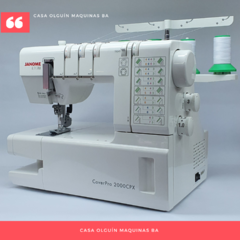 Collareta Janome 2000cpx + 4 Hilos 4000mtr Gtía 3 Años Japón - comprar online