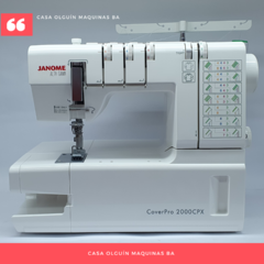 Collareta Janome 2000cpx + 4 Hilos 4000mtr Gtía 3 Años Japón en internet