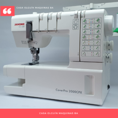 Collareta Janome 2000cpx + 4 Hilos 4000mtr Gtía 3 Años Japón - CASA OLGUÍN