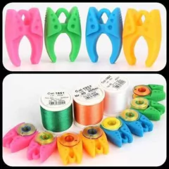 Nuevos Broches Abrazaderas Siliconadas Para Carreteles X 12u - CASA OLGUÍN