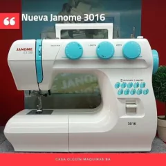 Janome 3016 + Tijera De Regalo 68 Func Led Ojal Overlock en internet