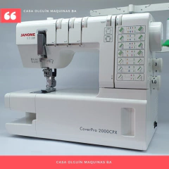 Janome 2000cpx + Tijera D Regalo Collareta Tapacostura Japón - CASA OLGUÍN