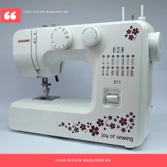 JANOME 311 + ENHEBRADOR de aguja y Pie De Falso Overlock De Regalo * Casa Olguín * en internet