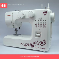 JANOME 311 + ENHEBRADOR de aguja y Pie De Falso Overlock De Regalo * Casa Olguín * - tienda online