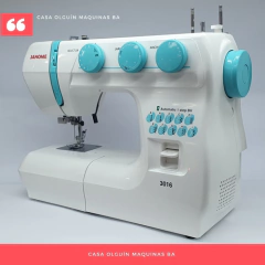 Janome 3016 Multifunción + Pie De Cinta Al Bies De Regalo