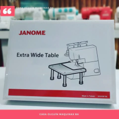 Extra Wide Table / Mesita De Acople Para Overlocks Janome - comprar online