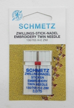 Doble Aguja Schmetz Zwillings Punta Bolita Embroidery Twin N - comprar online