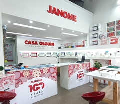 Combo Janome Alta Gama 2032x + Aguja Doble + Anillo cortahilo + Tijera - CASA OLGUÍN