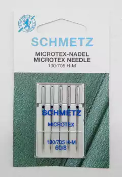 Agujas Universales Schmetz Microtex 5 Unidades Para Janome