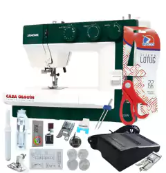 Janome 1522 GN Multifunción Super Profesional En Casa Olguín