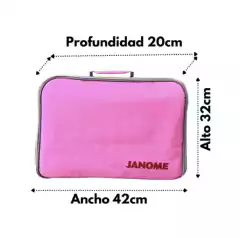 Bolso Janome Original Rosa Para Maquina De Coser en internet