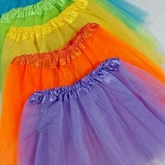 Tutu Pollera SIN BRILLO 28 cm largo Talle XS-S