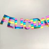 BANNER FELICIDADES MULTICOLOR