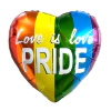 Globo corazon love is love 45cm