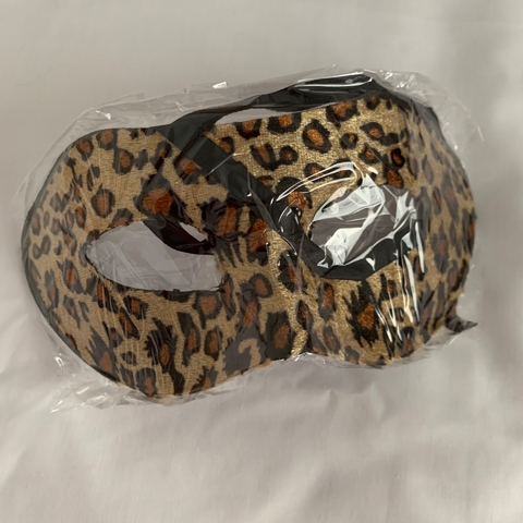 Antifaz Leopardo camel Animal Print