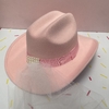 Sombrero cowboy rosa