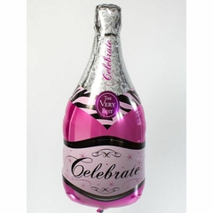Globo botella champagne Celebrate Rosa - comprar online