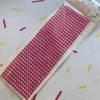 Perlas Faciales Adhesivas FUCSIA PLANCHA GRANDE