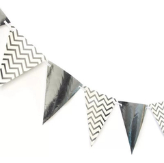 Guirnalda Banderines Plateado - comprar online