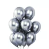 Globo Chrome Plateado x 6 unid