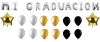 Combo Globos Mi graduacion