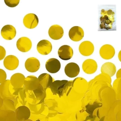 Confetti Redondo Dorado - comprar online