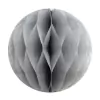 ESFERA PLATEADA 15CM PAPEL DECORACIÓN