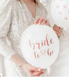Set globos Bride to be x12 unid - comprar online