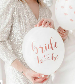 Set globos Bride to be x12 unid - comprar online
