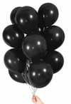 GLOBOS LATEX X 10 UNID NEGRO