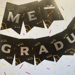 Banderin ME GRADUE - comprar online