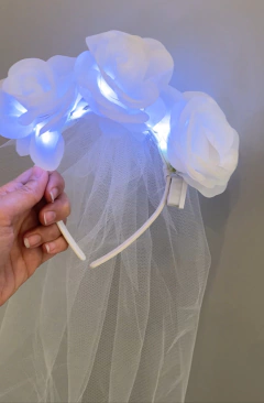 Velo Rosana LED Blanco