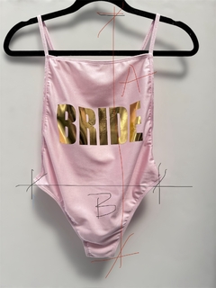 Enteriza Rosa BRIDE en dorado - tienda online