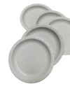 Plato Blanco holeografico x 8unid