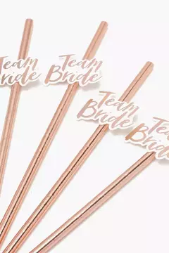 Sorbetes Rosa gold TEAM BRIDE x 10unid - comprar online