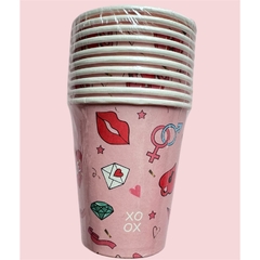 Vaso polipapel Love Pop 10 unid - comprar online