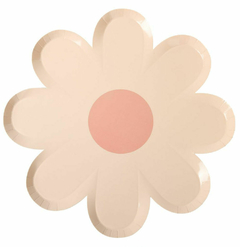 Plato Margarita Rosa x 10unid - comprar online