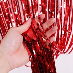 CORTINA PHOTOBOOT METALIZADA ROJA - tienda online