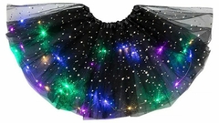 Tutu NEGRO Con LED y estrellitas 28cm